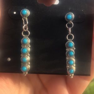 Native American snake eye pierced earrings